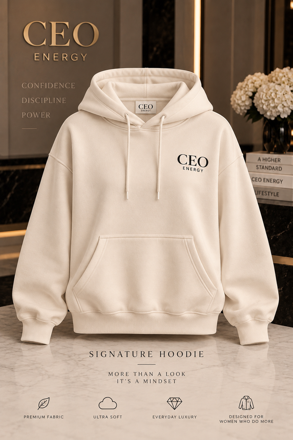 CEO ENERGY Signature Oversized Hoodie